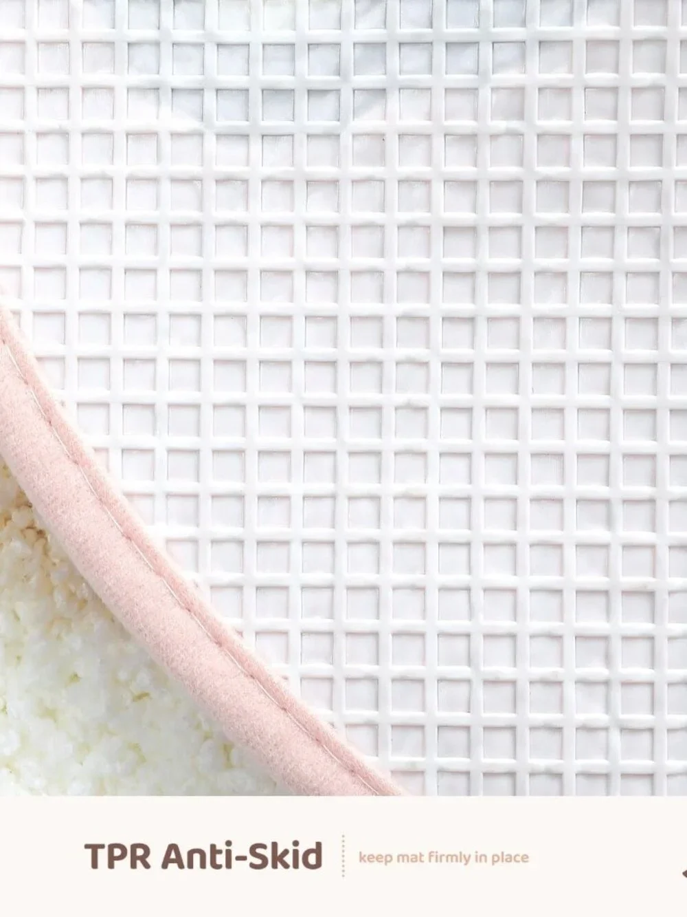 Sheep Bath Mat Bathroom Rug, Plush Microfiber Shower Rug Non-Slip Water Absorben